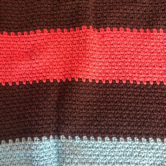 Hand crocheted 🧶 cotton baby blanket - Picture 4 of 5